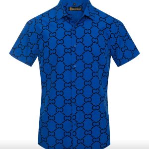 Men Short Sleeve Button up shirt