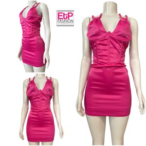 Womans Dresses pink and brown