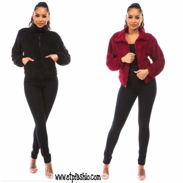Jacket For Woman In Black  Color With Hood And Padded Inside