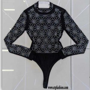 Black long sleeve body style for women