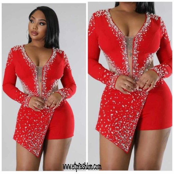 Jumpsuit Shirt Women Red Colors