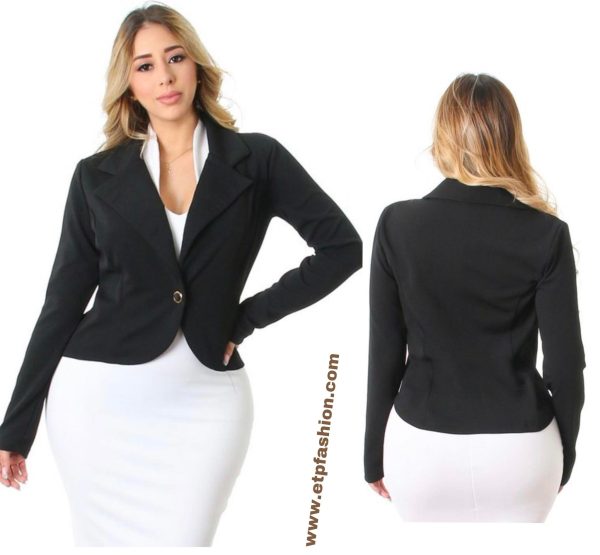 Blazer for womens in black color