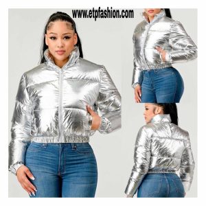 Women's  Jacket Pink And Black