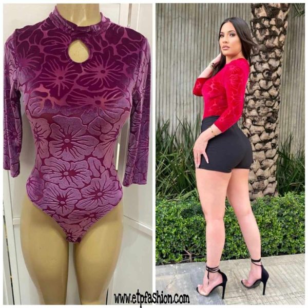 Blouse Long Sleeve Style colors magenta For Women
