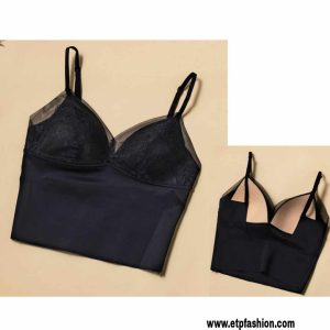 Black Crop Top For Women