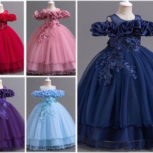 Variety of colors for girls dresses