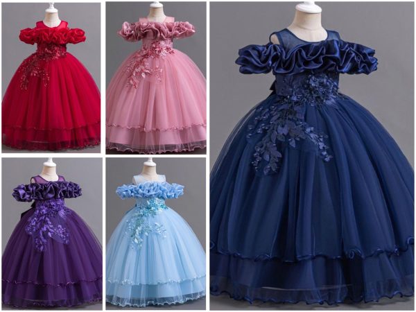 Variety of colors for girls dresses