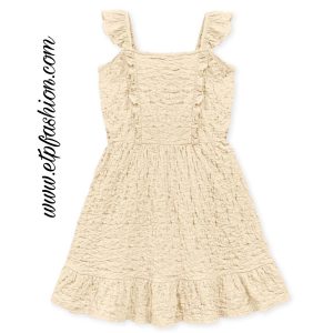 Beige Girl's Dress