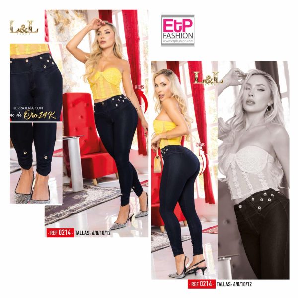 Colombian Blue Women's Jeans very casual ref:0214 - Image 2