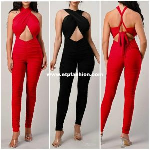 open front jumpsuit