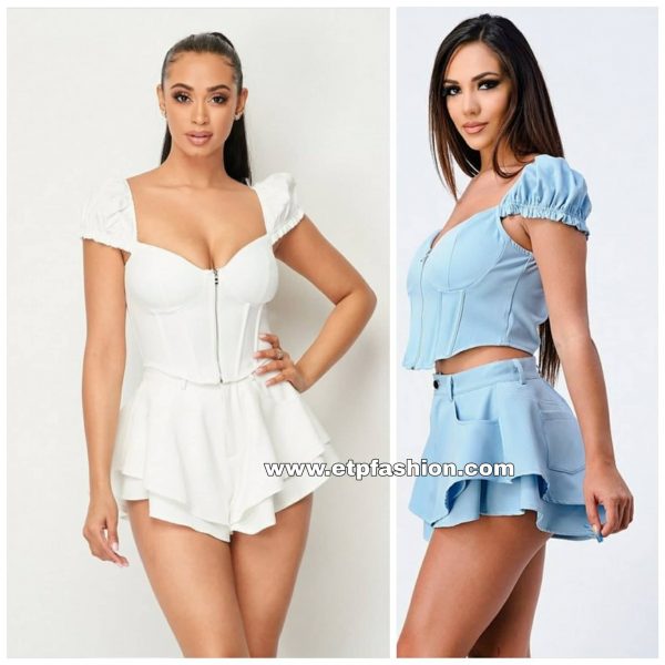 2 Piece Set Color white