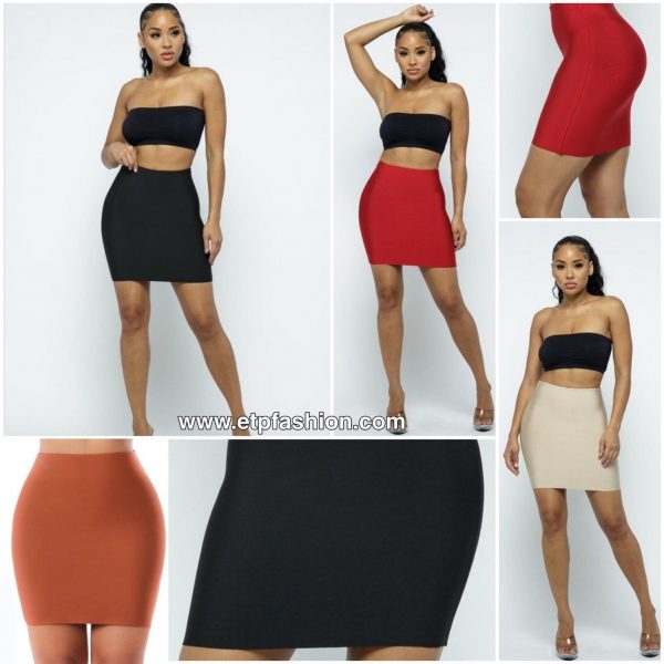 Min skirt for womens in varios colors