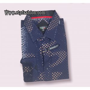 Navy Long Sleeve Shirt For Men