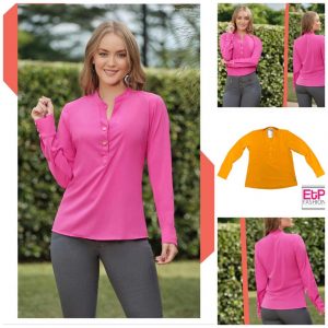 Mustard color blouse for women