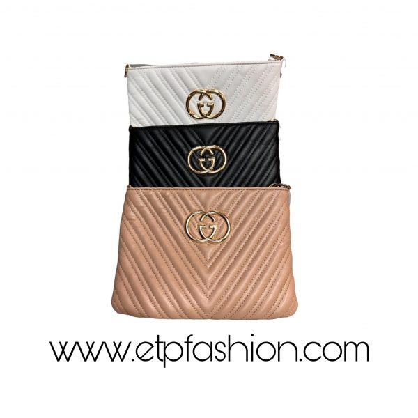 Brand inspired one-shoulder messenger bag