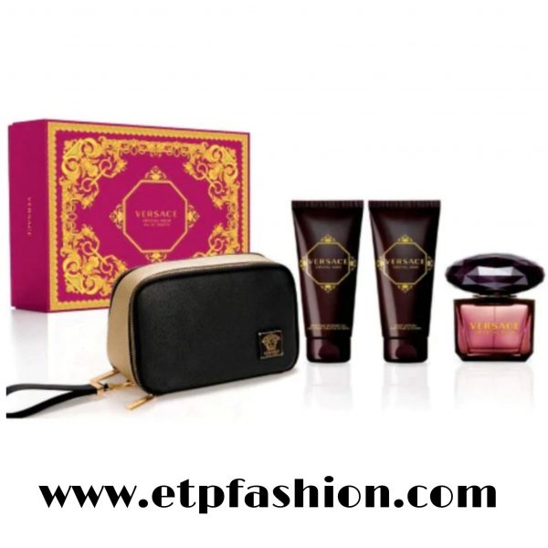Versace Cristal Noir Four Piece Set