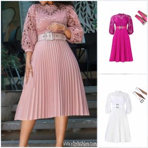 Women dress open back shiny design