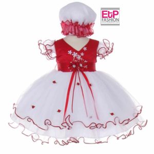 Mini Dress For Girl's In Blue Red And Wine Colors
