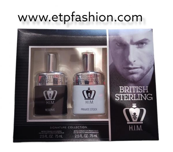 Britist sterling set of two lotions for men