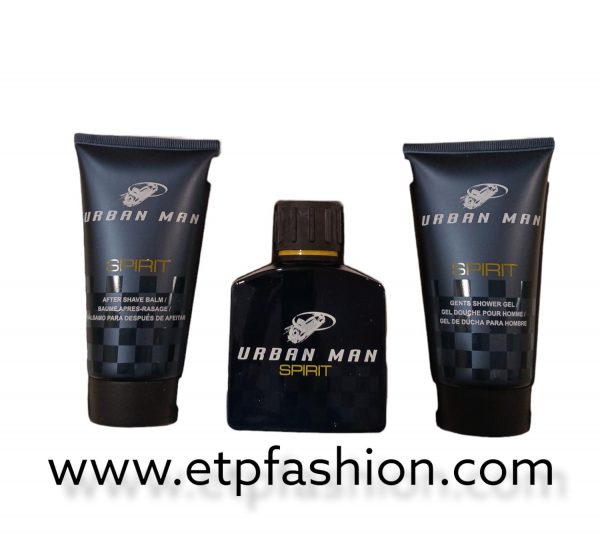 Urban man spirit three pieces lotions set