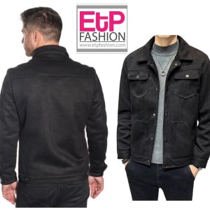 Black Jacket for men's button up