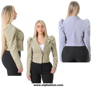 Blazer for womens in green color