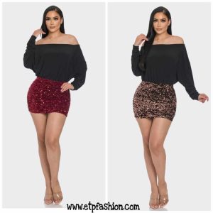 Women's dress black\wine and black/brown