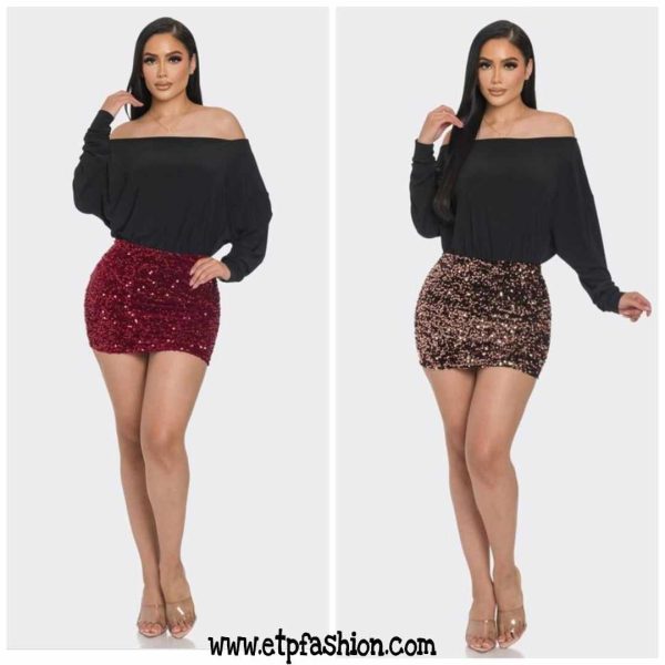 Women's dress black\wine and black/brown