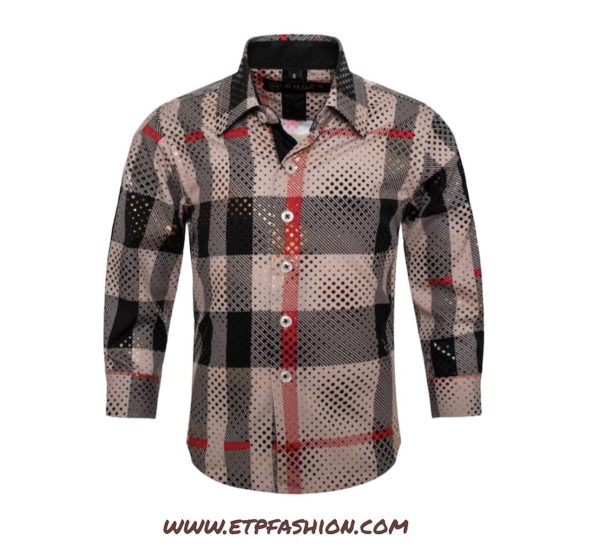 Kaqui shrt long sleeve for boy