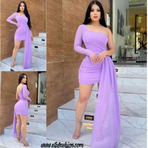 Lila mini dress for womens