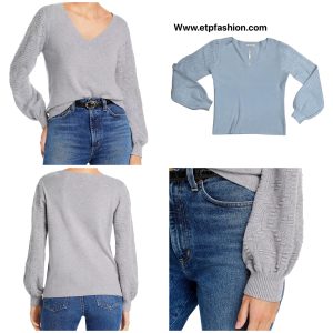 Light Blue Sweater For Women
