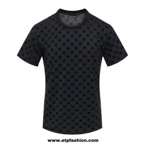 Black T-shirt With Print For Men