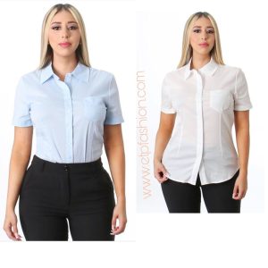 Blouses dress in light And White