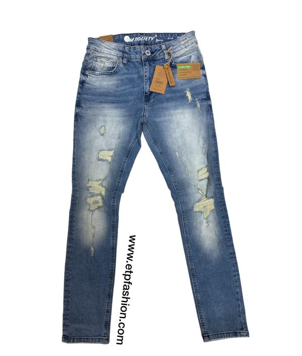 Blue jeans for mens with ripped
