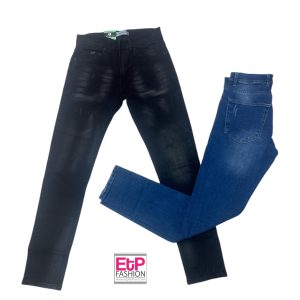 Black Skinny Jeans Ripped Mens Ref:M24