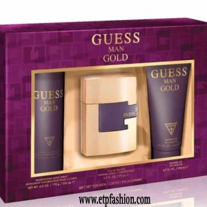 Guess Man gold three piece set