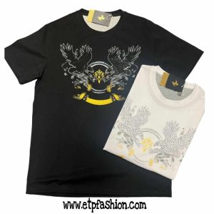Men's t-shirt in black and white