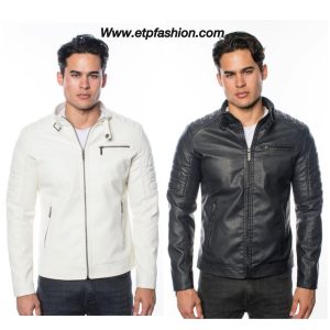 Men's Leather Style Jacket