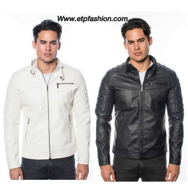 Men's Leather Style Jacket