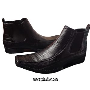 Black Mens Boots With Square Toe