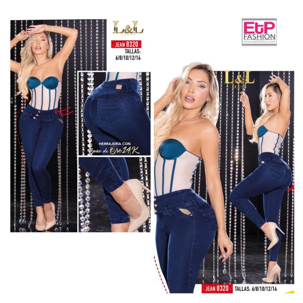 Womens Blue Jeans Ref:8320