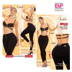 Womens Black Jeans Ref:9020