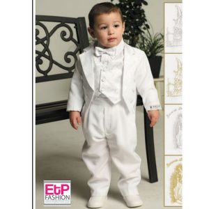 5-Pieces Set For Infantes For Fist Comunion In White