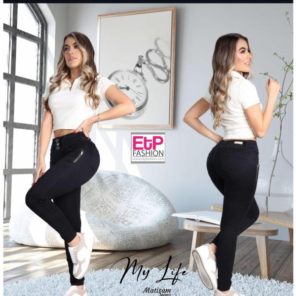 Colombian Black Jeans Ref:7824
