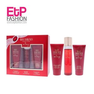 Elizabeth Taylor White Diamonds En Rouge Women's Perfume Set (3 Pieces)